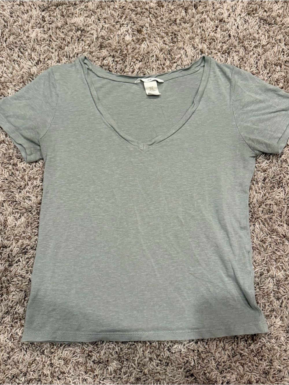 H&M Sage Green Top